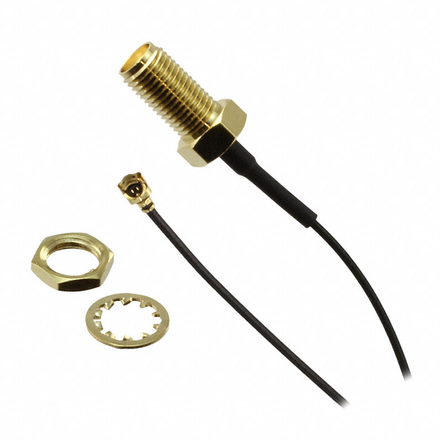 U.FL TO SMA FEM BULKHEAD 3.74" U.FL TO SMA FEM BULKHEAD 3.74"