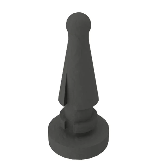 FAN MNT RIVET BLK 30A DUROMETER