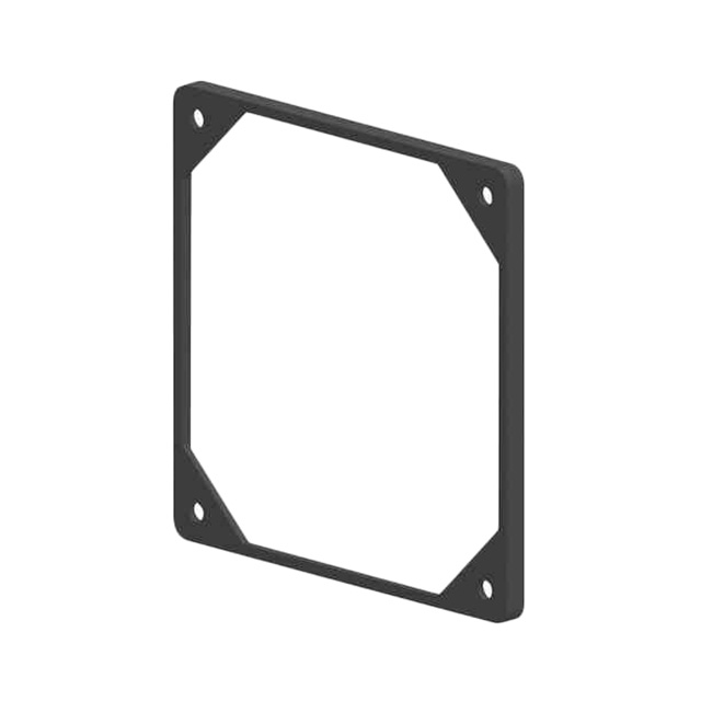 FAN GASKET BLACK 40MM