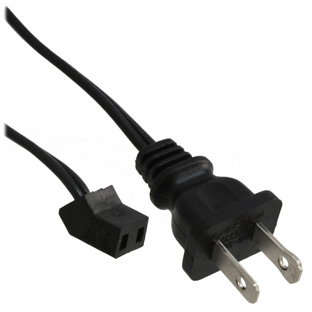 FAN CORD 45DEG W/AC PLUG