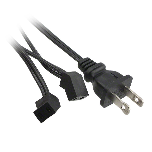 FAN CORD 45DEG 2POS 72" AC PLUG