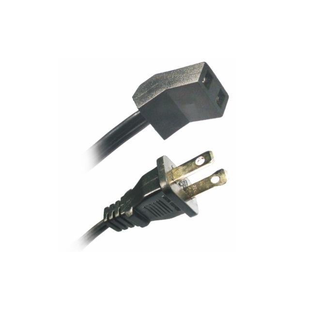 Power cord fan 45deg angle 96" W