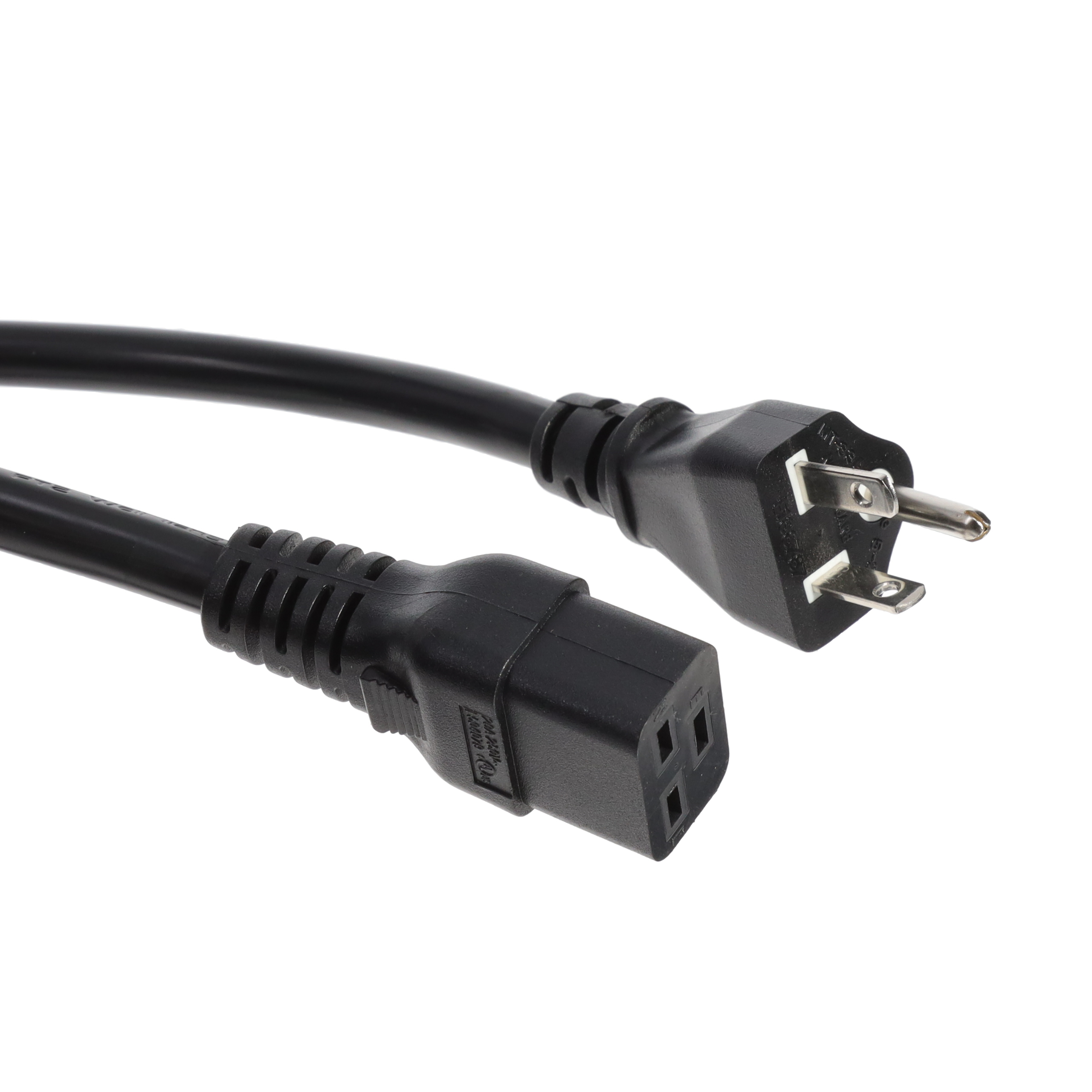 POWER CORD BLACK NEMA 5-15P IEC
