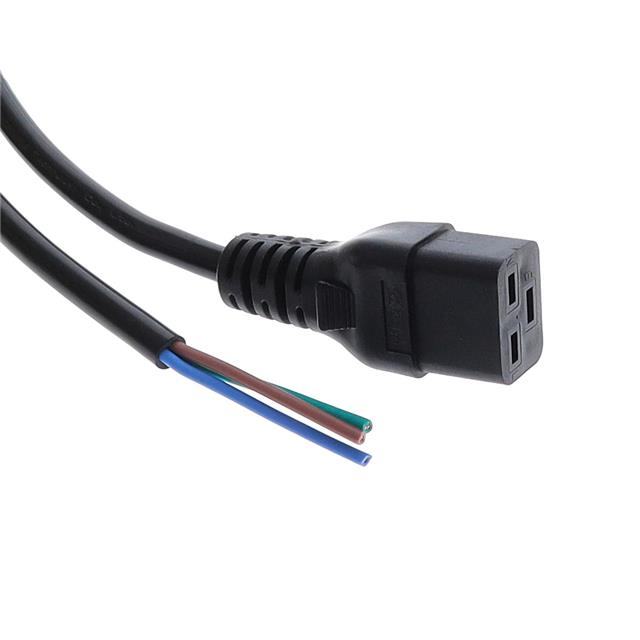 POWER CORD BLACK IEC 320-C19 IL