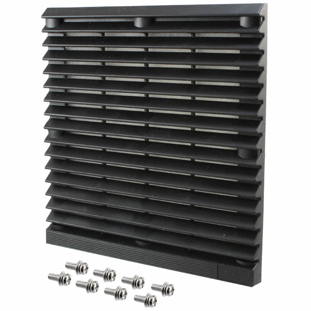 FAN GUARD LOUVERED 172MM BLACK