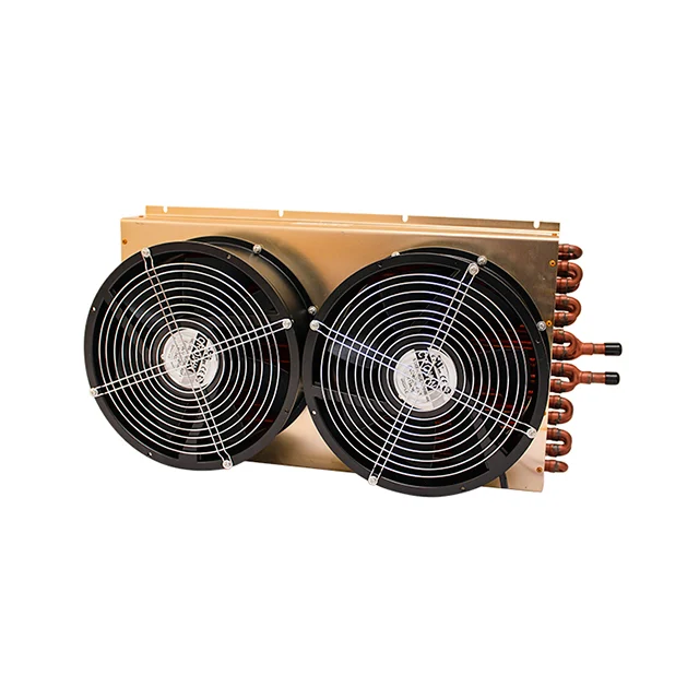 HEAT EXCHANGER WITH TWO 12V DC F