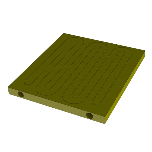 COLD PLATE 6 PASS 14X7X0.6MM