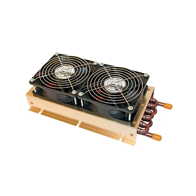 HEAT EXCHANGER WITH TWO 24V DC F