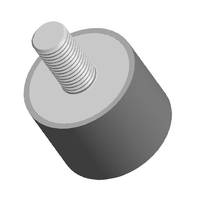 RND STNDFF 5/16"-18 SYN RUB 3/4"