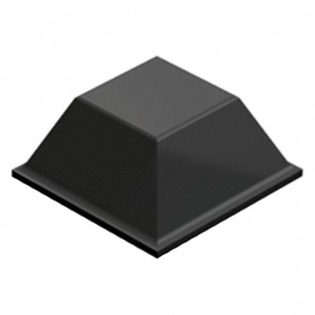 BUMPER SQUARE 0.5"L X 0.5"W GRY