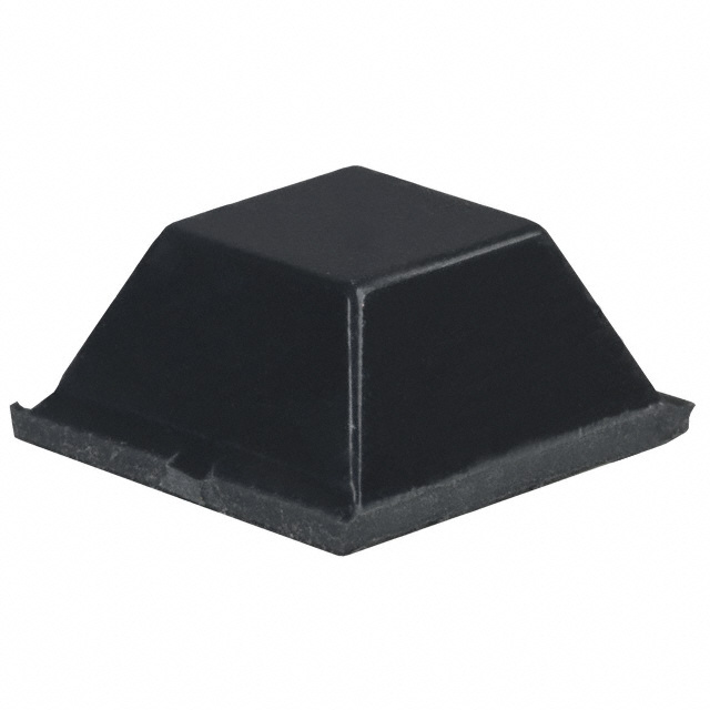 BUMPER SQUARE 0.5"L X 0.5"W BLK BUMPER SQUARE 0.5"L X 0.5"W BLK