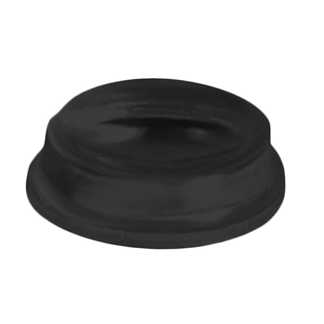 BUMPER CYLIN 0.374" DIA BLK