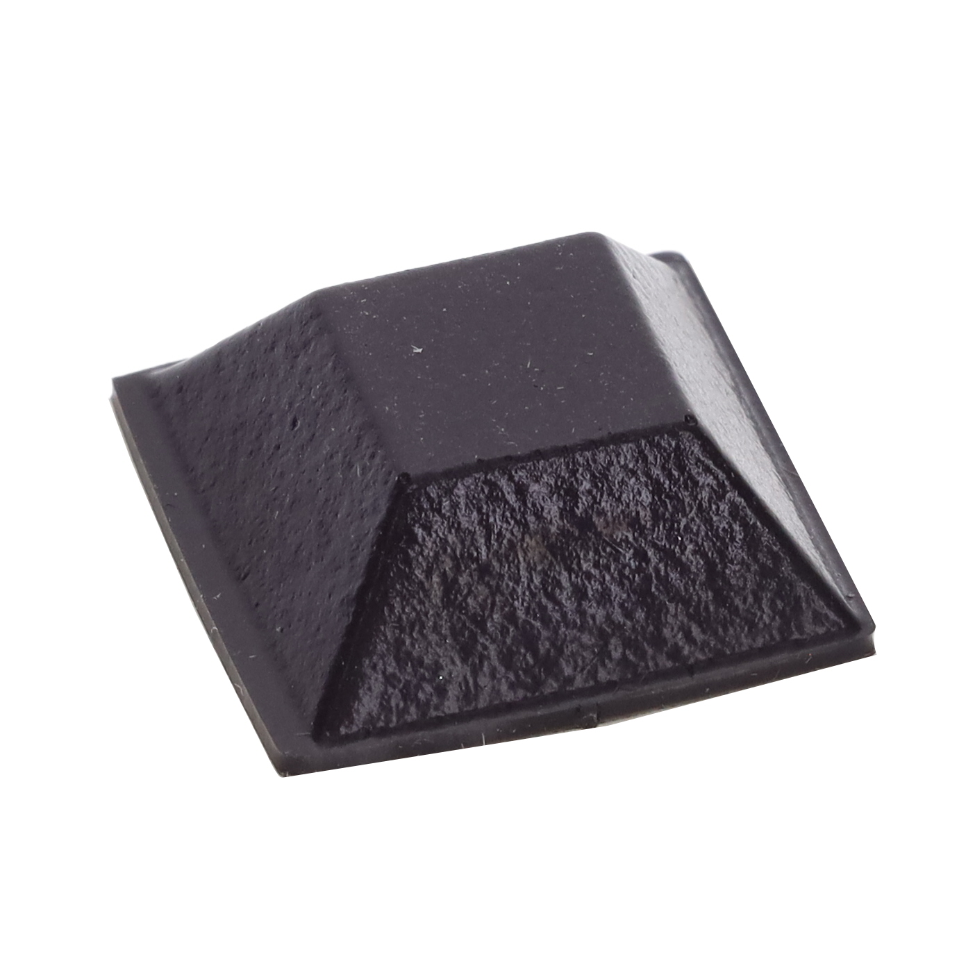 BUMPER .81" SQUARE X .3" BLK