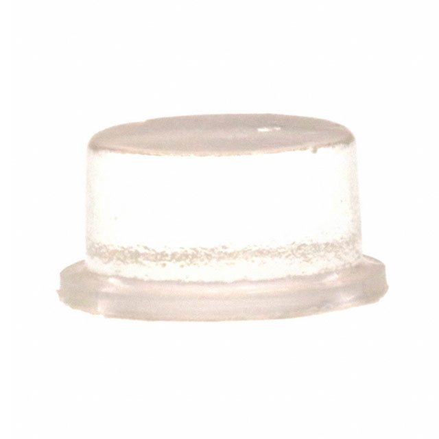 BUMPER CYLINDRICAL 0.5" DIA CLR