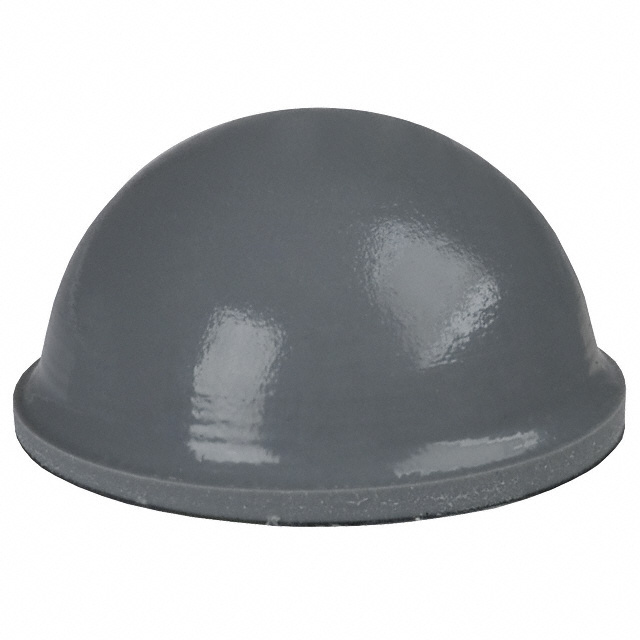 BUMPER CYLINDRICAL 0.63" DIA GRY