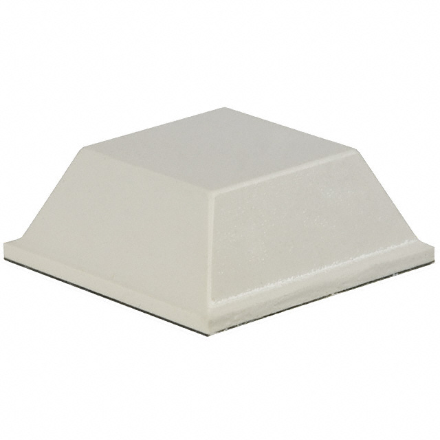 BUMPER SQU 0.812"L X 0.812"W WHT BUMPER SQU 0.812"L X 0.812"W WHT