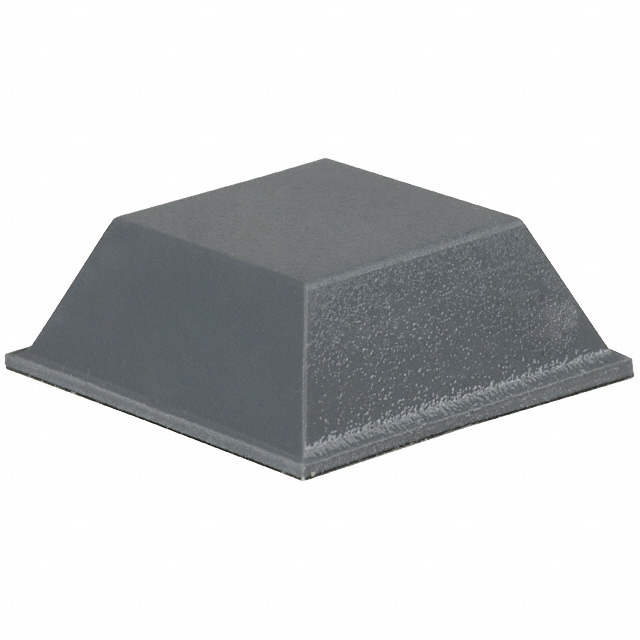 BUMPER SQU 0.812"L X 0.812"W GRY BUMPER SQU 0.812"L X 0.812"W GRY