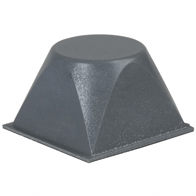 BUMPER SQU 0.81"L X 0.81"W GRY