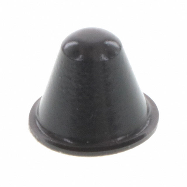 BUMPER CYLINDRICAL 0.72" DIA BLK