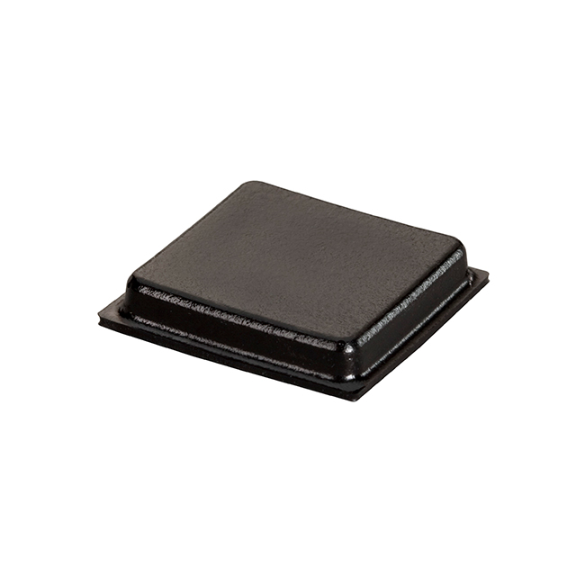 BUMPER 1.00" SQUARE X .18" BLK