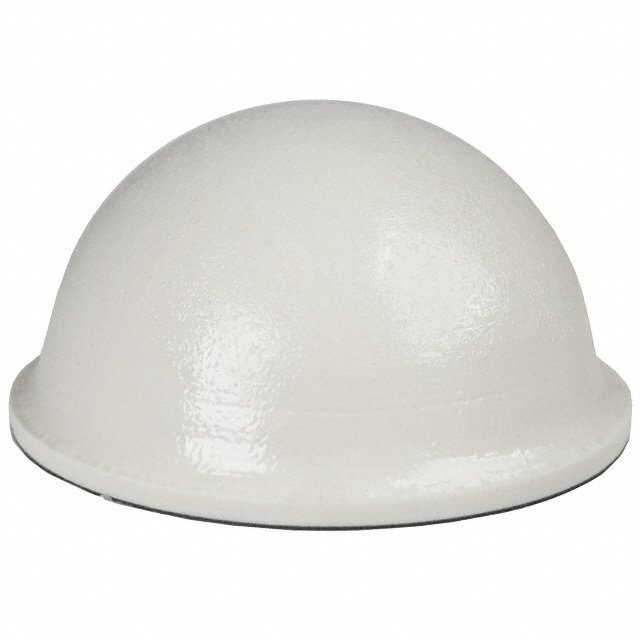 BUMPER CYLINDRICAL 0.75" DIA WHT