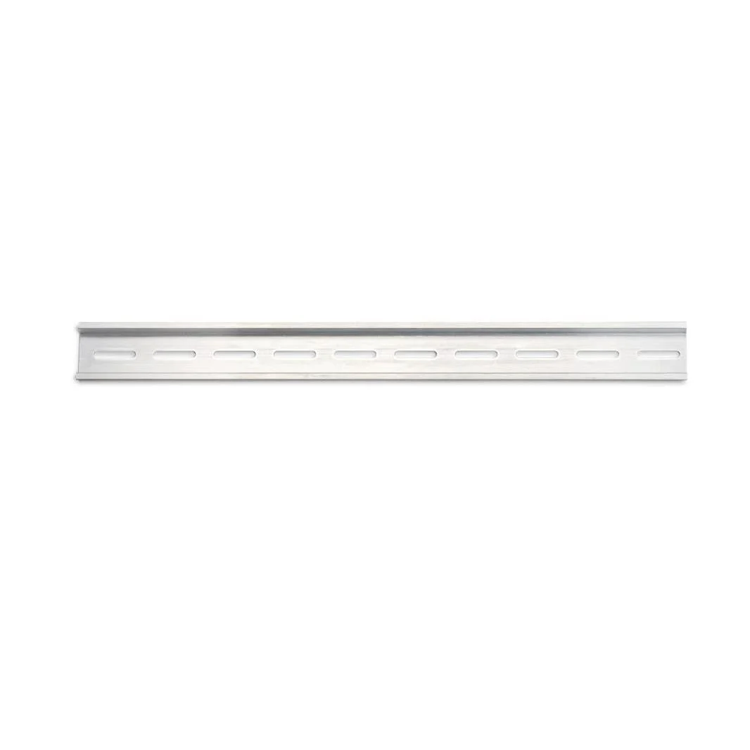DIN RAIL SLOTTED 8.4" ALUMINUM