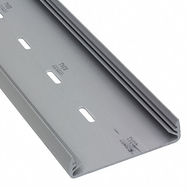 DIN RAIL 78MMX17MM SLOT 48" PVC