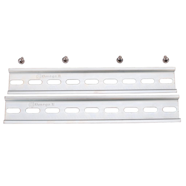 DIN RAIL SLOTTED 6"