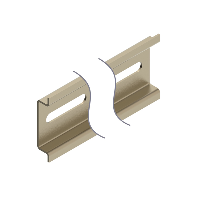 DIN RAIL 35MMX7MM SLOTTED 7"