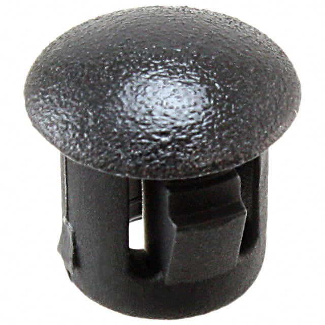 HOLE PLUG 0.250" NYLON BLACK