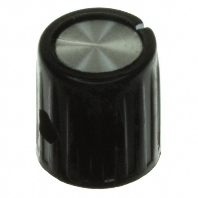 KNOB RIBBED 0.126" PLASTIC KNOB RIBBED 0.126" PLASTIC