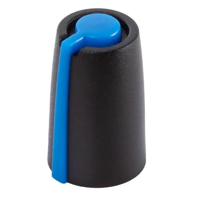 BLACK/BLUE INDICATOR, PLASTIC