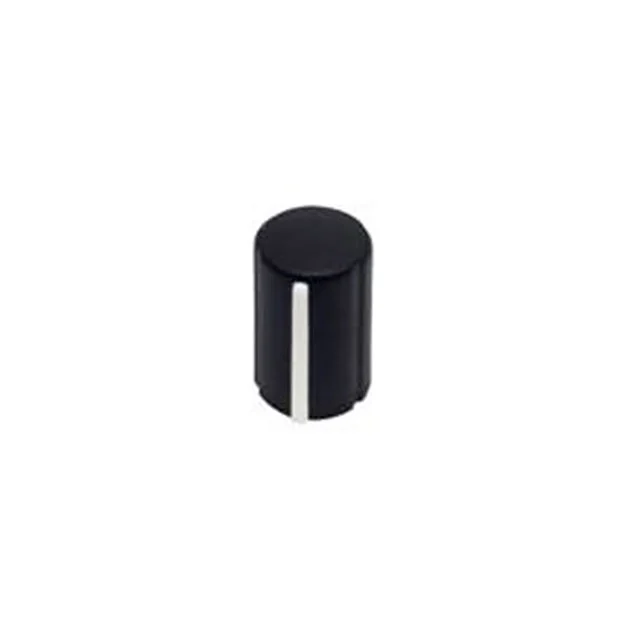 KNOB SERRATED 0.236" PLASTIC