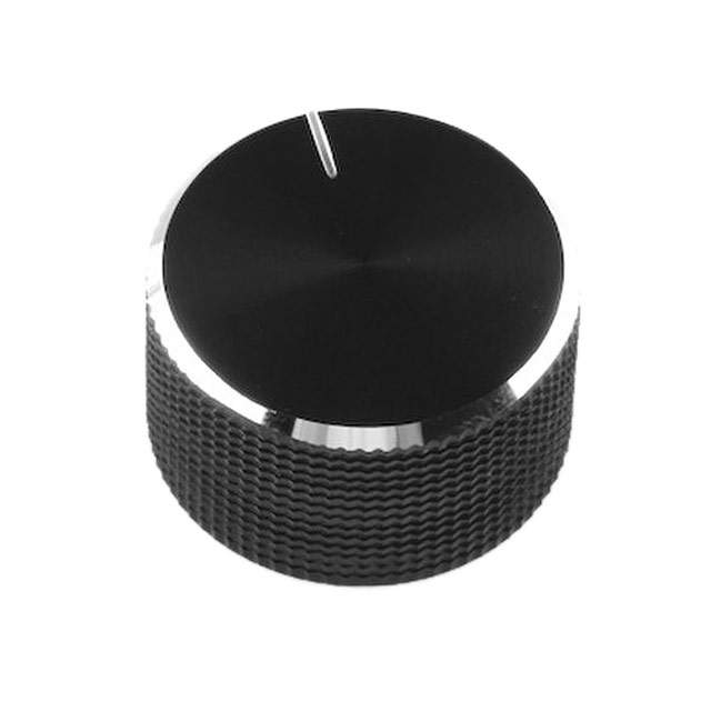 KNOB KNURLED 0.236" METAL