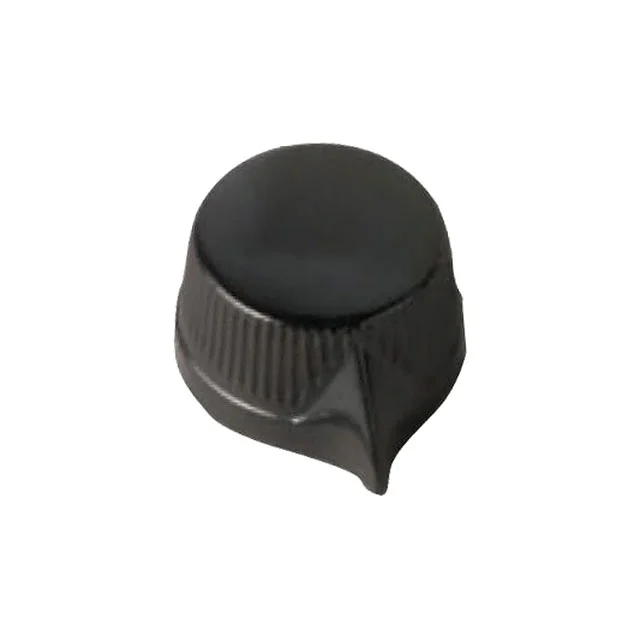 KNOB KNURLED W/SKIRT 0.125" PHEN