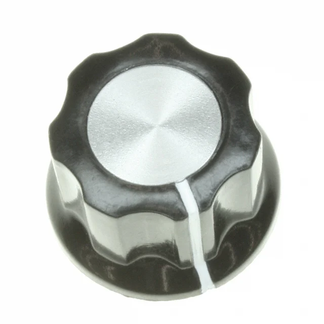 KNOB FLUTED W/SKIRT 0.126" PLAST KNOB FLUTED W/SKIRT 0.126" PLAST