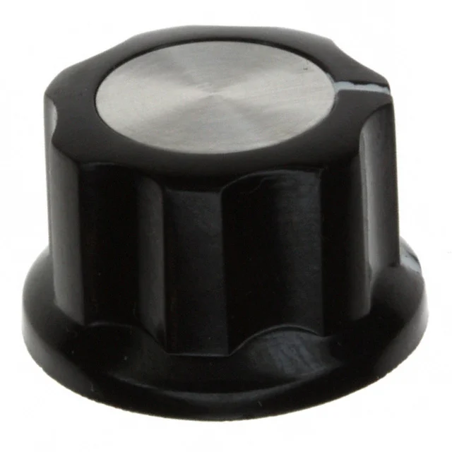 KNOB FLUTED W/SKIRT 0.250" PLAST KNOB FLUTED W/SKIRT 0.250" PLAST