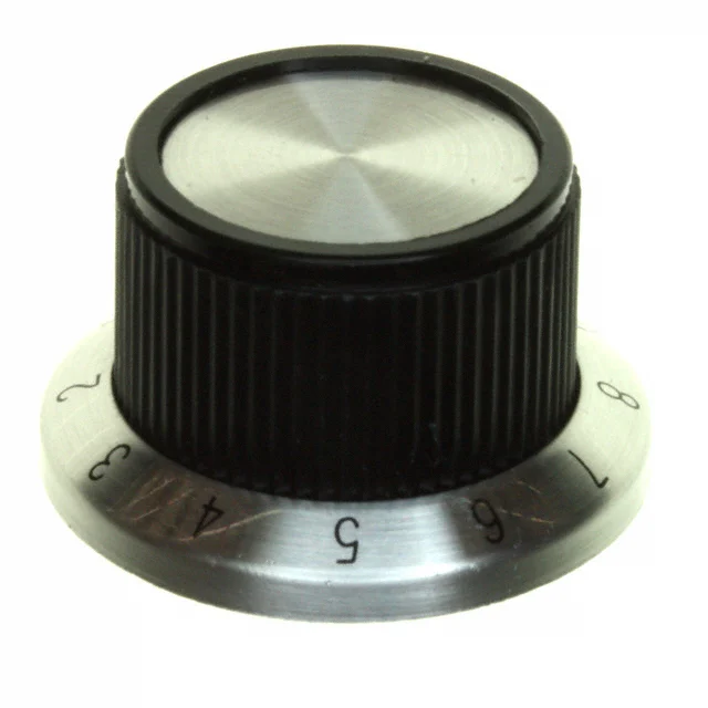 KNOB KNURLED W/SKRT 0.250" PLAST KNOB KNURLED W/SKRT 0.250" PLAST