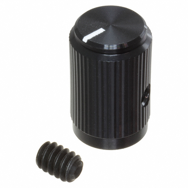 KNOB KNURLED 0.250" METAL