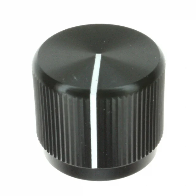 KNOB KNURLED 0.250" METAL