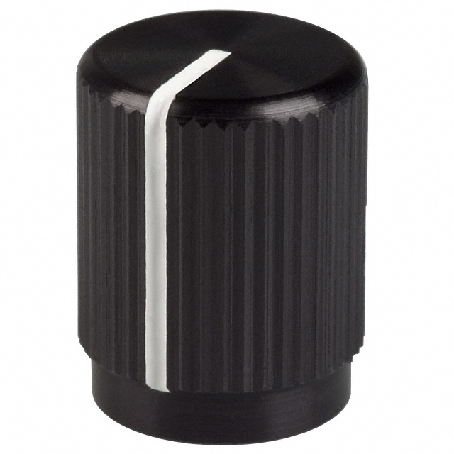 KNOB KNURLED 0.236" METAL