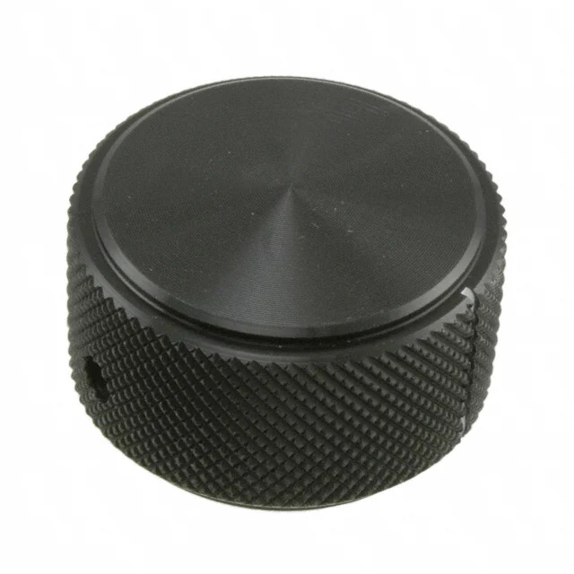 KNOB KNURLED 0.250" METAL