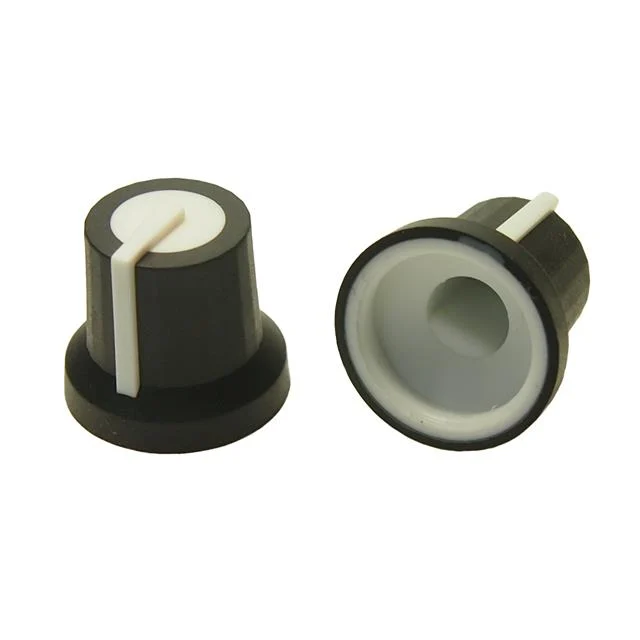 KNOB K87MAR BLK 6MM USAD WHITE KNOB K87MAR BLK 6MM USAD WHITE