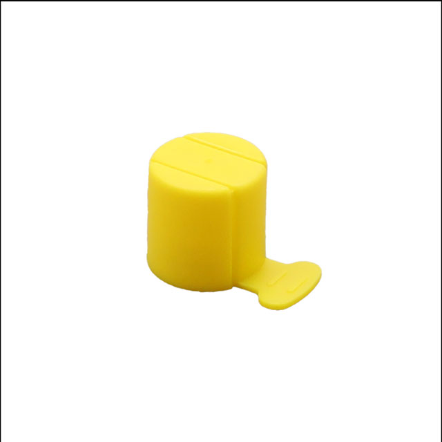 TAP CAP YELLOW 0.63" H