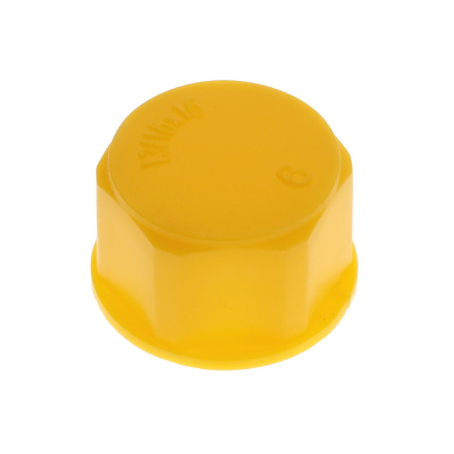 SEAL CAP YEL 0.99"DIA X 0.65"H