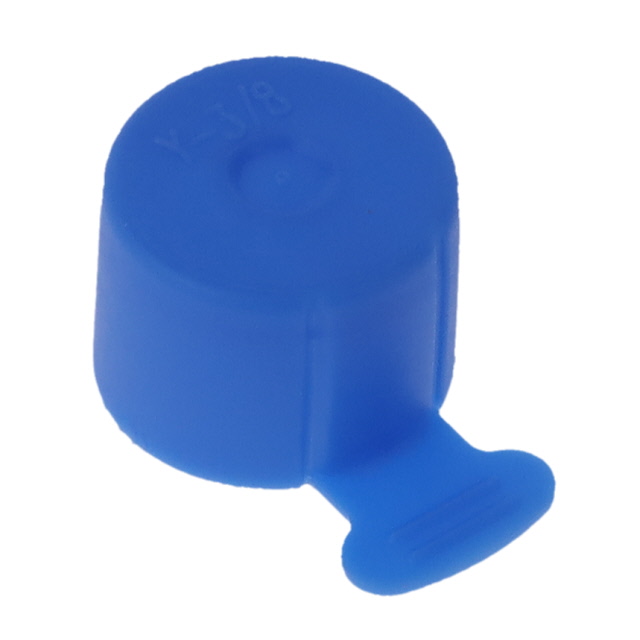 TAP CAP BLUE 0.49" H
