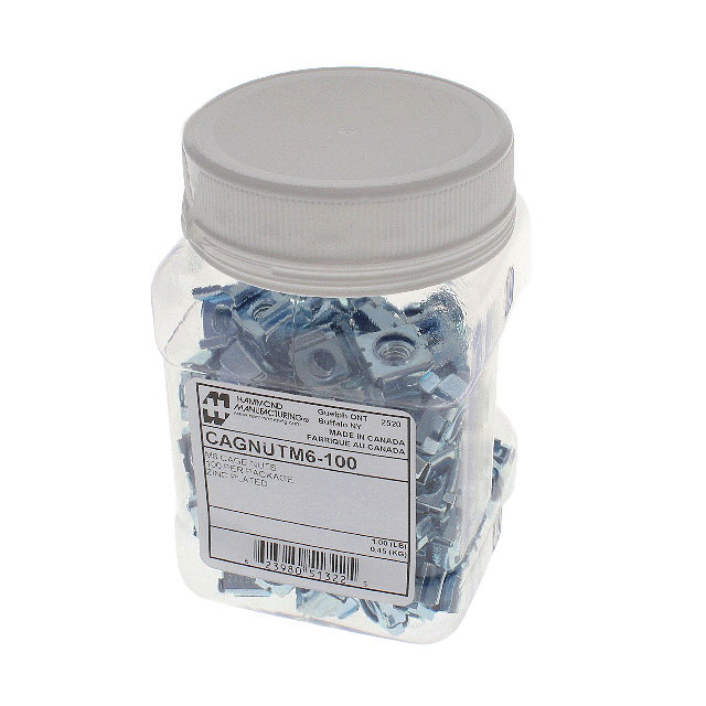 CAGE NUT M6 SQUARE 100PC CAGE NUT M6 SQUARE 100PC