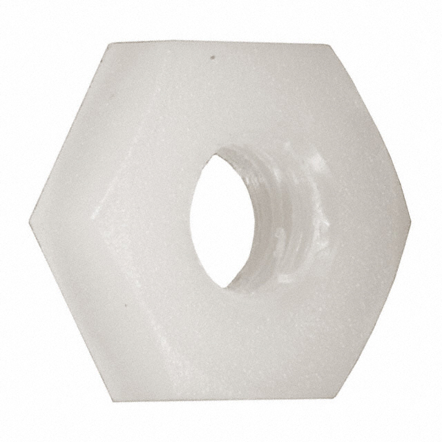 HEX NUT 11/32" NYLON #8-32 HEX NUT 11/32" NYLON #8-32