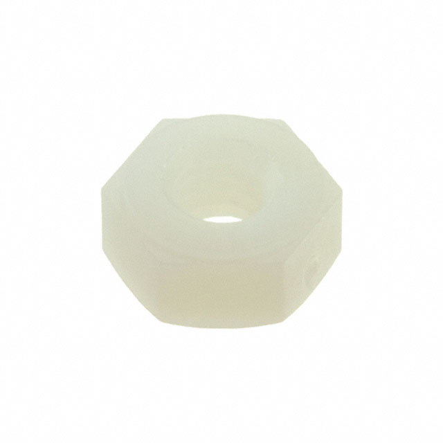 HEX NUT 8.64MM NYLON #8-32