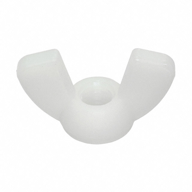 WING NUT, NATURAL, NYLON 6/6, 1/